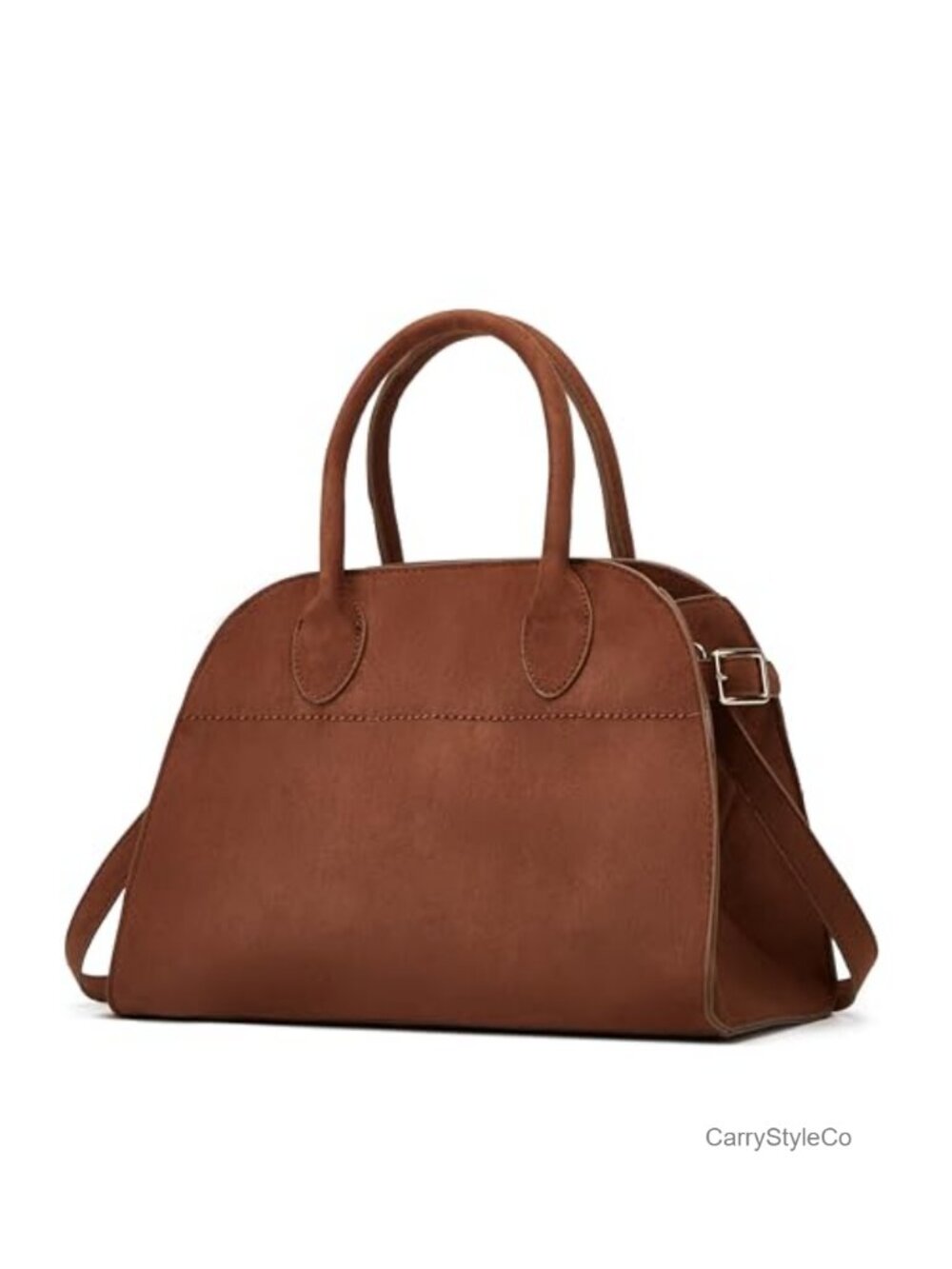 Suede Large Tote Bag Crossbody Handbag Work Purse